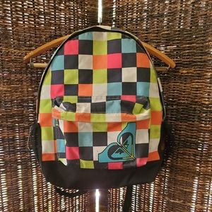 Roxy💙 Checker Backpack 🎒 Beach Bummin Well Loved